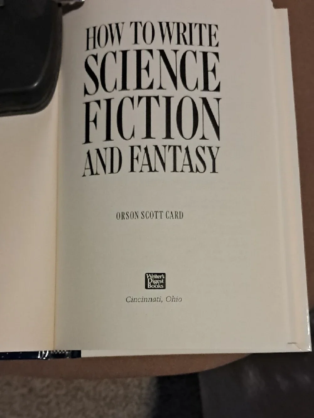 How to Write Science Fiction and Fantasy Notebook - Navy